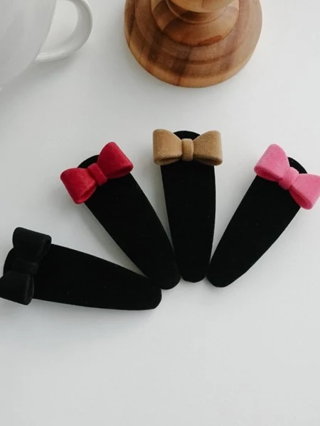 Ribbon Black Hairpin