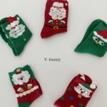 Three Santa Socks Set