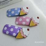 Ice Cream Dot Hairclip