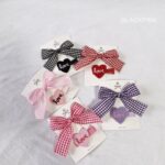 Check Heart Ribbon Set