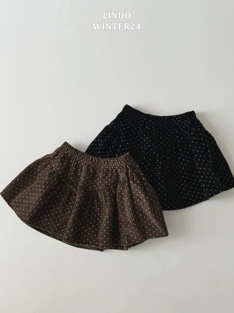 Falling Corduroy Skirt Pants