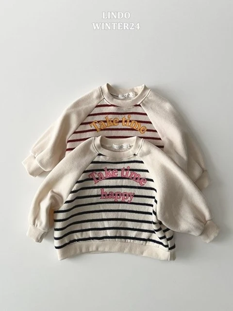 Happy Stripe Sweatshirts