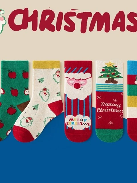 Santa Claus Socks Set