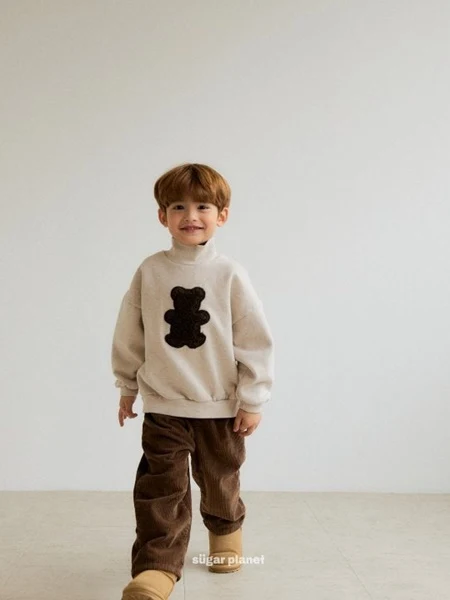 Bear Turtleneck Sweatshirts