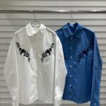 Flower Embroidery Shirt