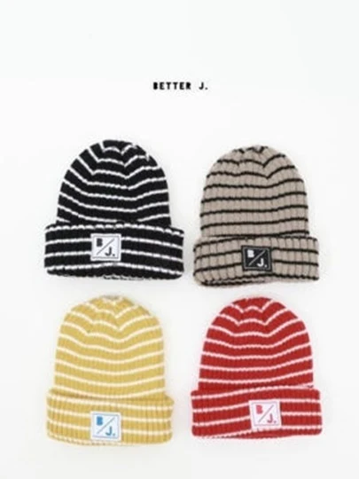 Rib Striped Beanie