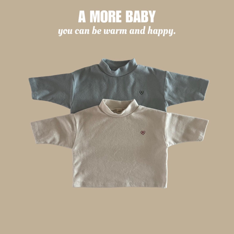 A More - Korean Baby Fashion - #babyboutiqueclothing - Bebe Heart Turtleneck Tee - 9