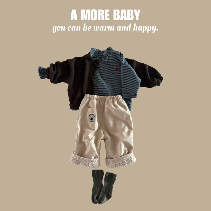 A More - Korean Baby Fashion - #babyboutiqueclothing - Bebe Bear Pants - 2