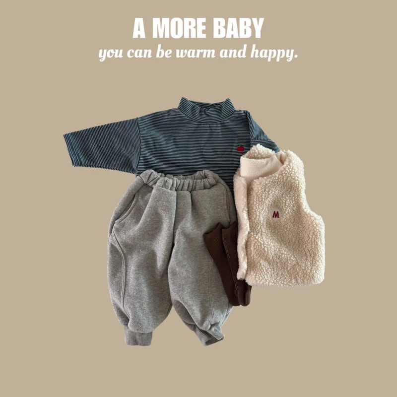 A More - Korean Baby Fashion - #babyfashion - Bebe Apple Turtleneck Tee - 7