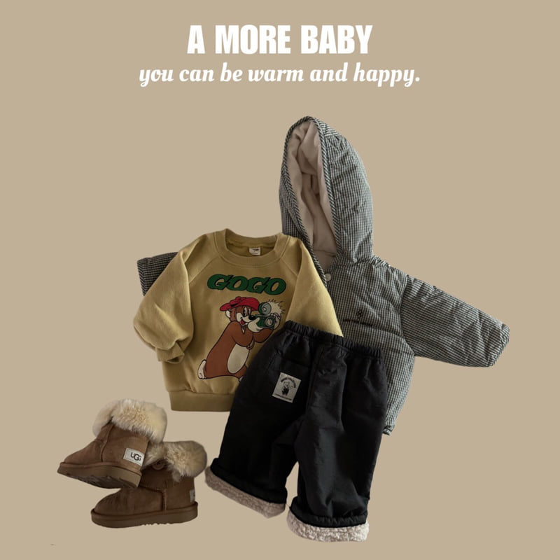 A More - Korean Baby Fashion - #babyootd - Bebe Bear Pants - 9