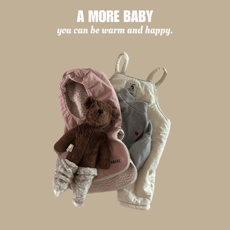 A More - Korean Baby Fashion - #babyootd - Bebe Hood Warmer - 8