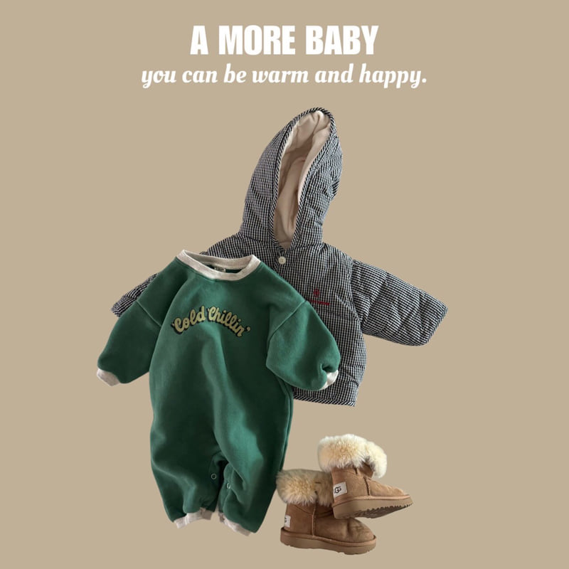 A More - Korean Baby Fashion - #babyootd - Bebe Like Hood Padding - 5