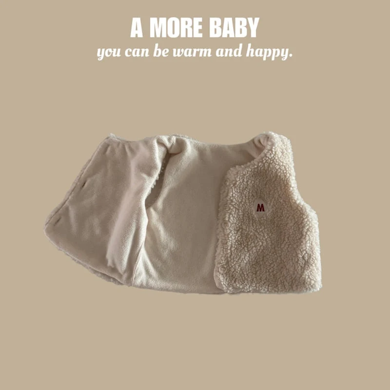 A More - Korean Baby Fashion - #babyoutfit - Bebe Poodle Vest - 12