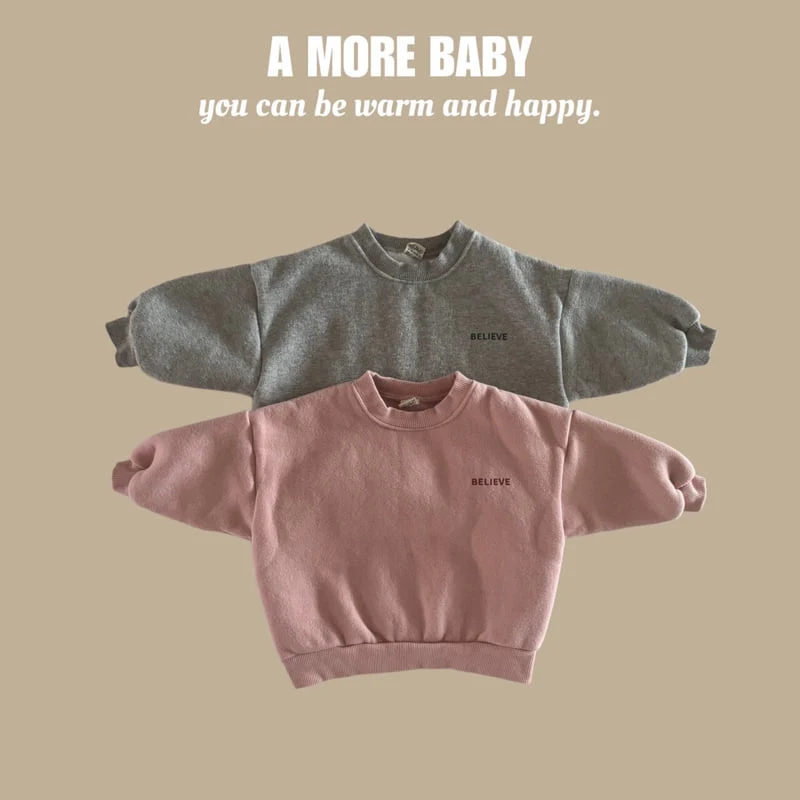 A More - Korean Baby Fashion - #babyoutfit - Bebe Believe Sweatshirts - 12