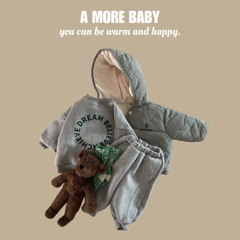 A More - Korean Baby Fashion - #babyoutfit - Bebe Like Hood Padding - 6