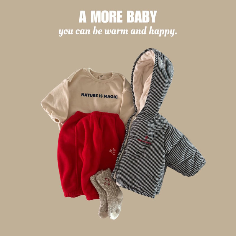 A More - Korean Baby Fashion - #babyoutfit - Bebe Like Hood Padding - 7