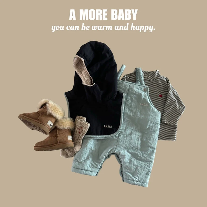 A More - Korean Baby Fashion - #onlinebabyshop - Bebe Apple Turtleneck Tee - 2