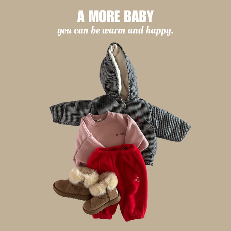 A More - Korean Baby Fashion - #onlinebabyshop - Bebe Like Hood Padding - 10