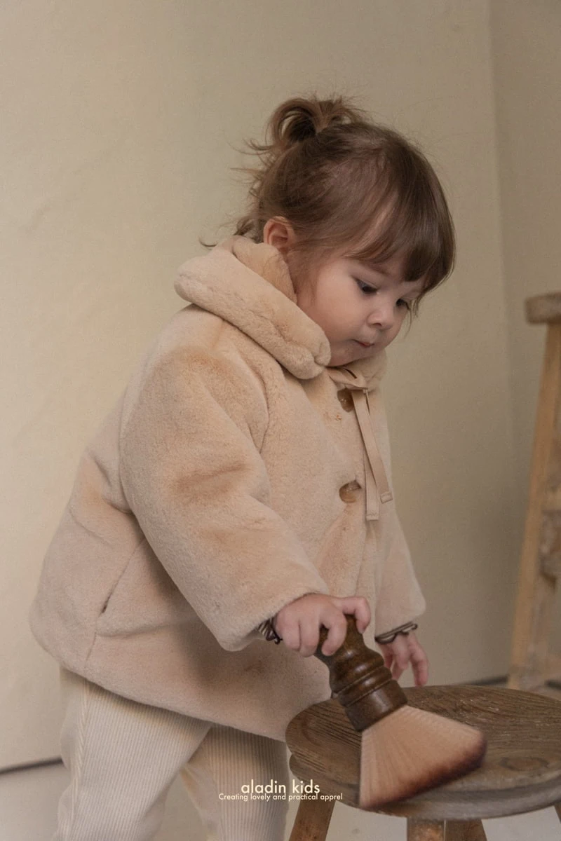 Aladin - Korean Children Fashion - #todddlerfashion - Mink Jacket