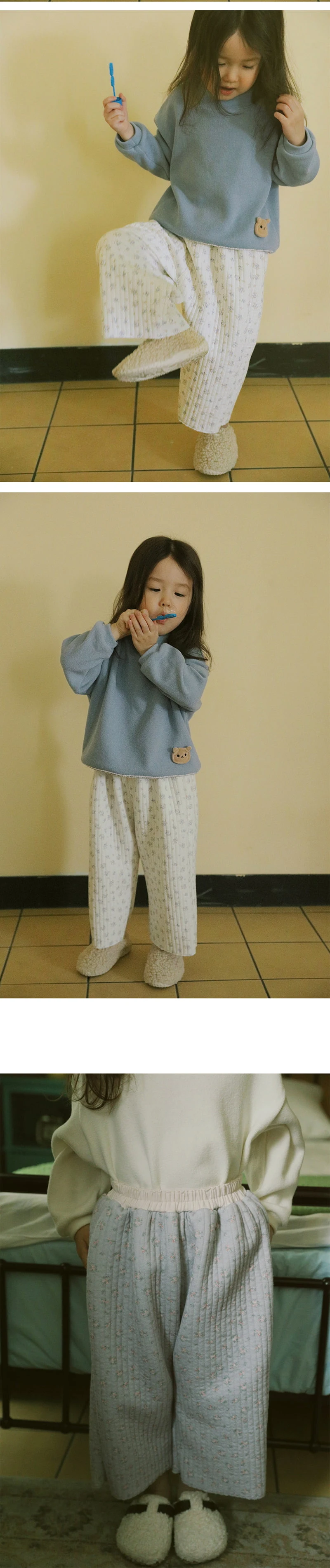 Amber - Korean Children Fashion - #childofig - Blanche Quilted Pants - 3