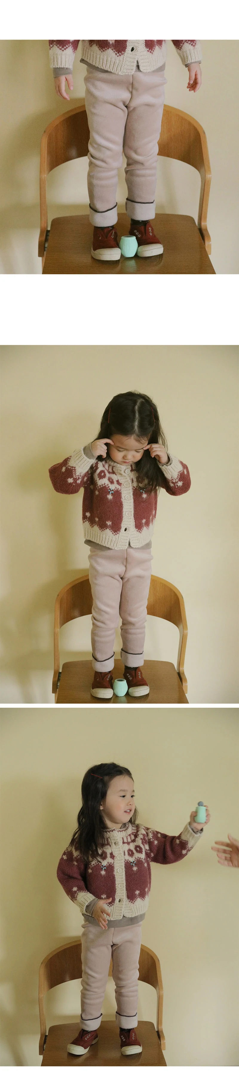 Amber - Korean Children Fashion - #fashionkids - Roll-up Mink Leggings - 3