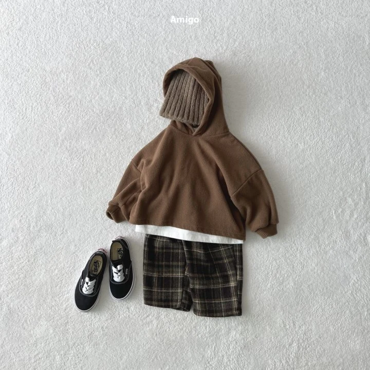 Amigo - Korean Children Fashion - #childrensboutique - Check Wool Pants - 7