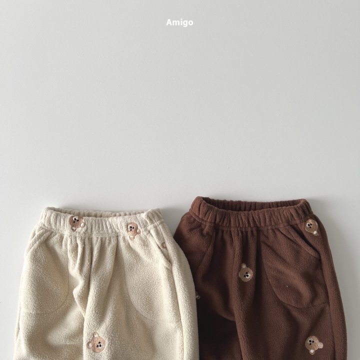 Amigo - Korean Children Fashion - #childrensboutique - Bear Pants - 7