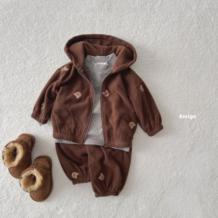 Amigo - Korean Children Fashion - #designkidswear - Bear Pants - 8