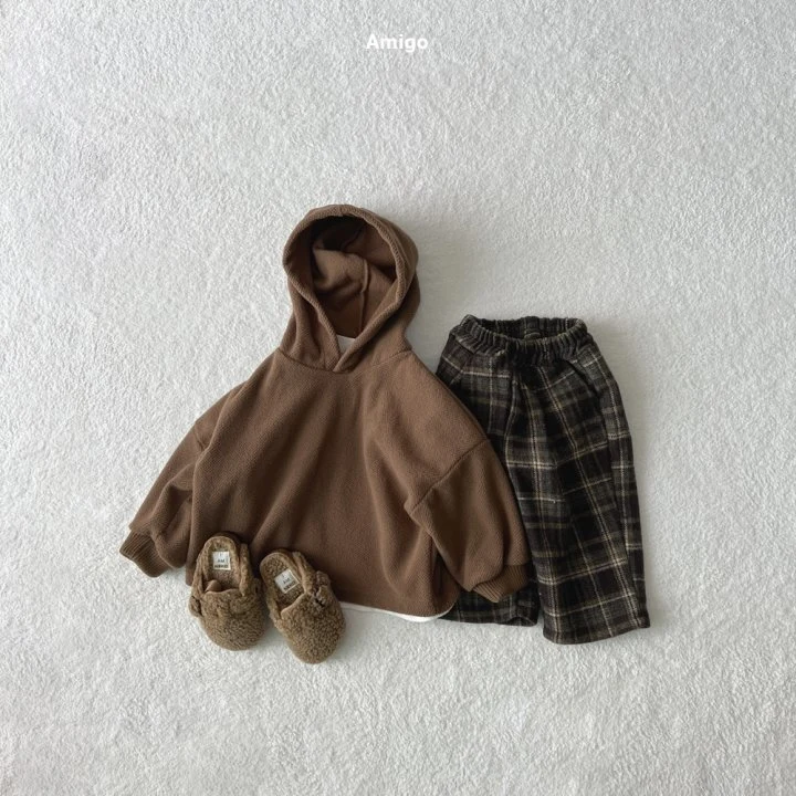 Amigo - Korean Children Fashion - #fashionkids - Check Wool Pants - 10