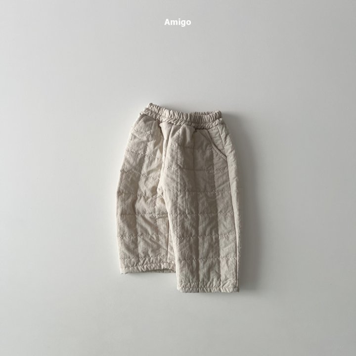 Amigo - Korean Children Fashion - #littlefashionista - Honey Quilted Pants - 6