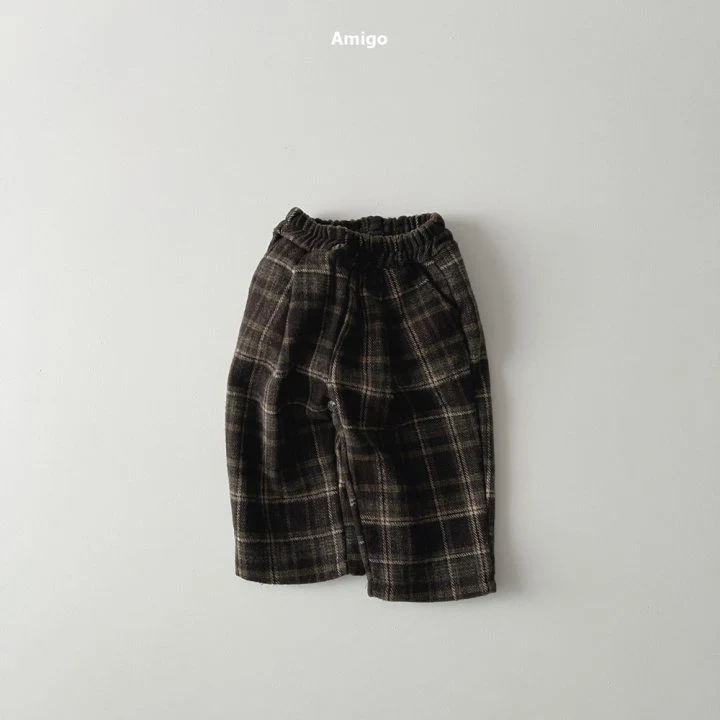 Amigo - Korean Children Fashion - #magicofchildhood - Check Wool Pants - 2