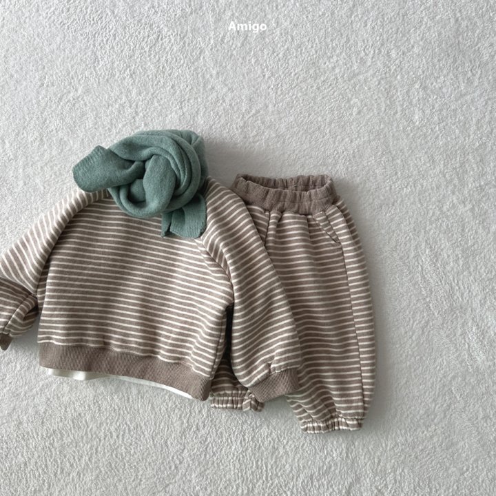 Amigo - Korean Children Fashion - #prettylittlegirls - Marie Stripe Pants - 9