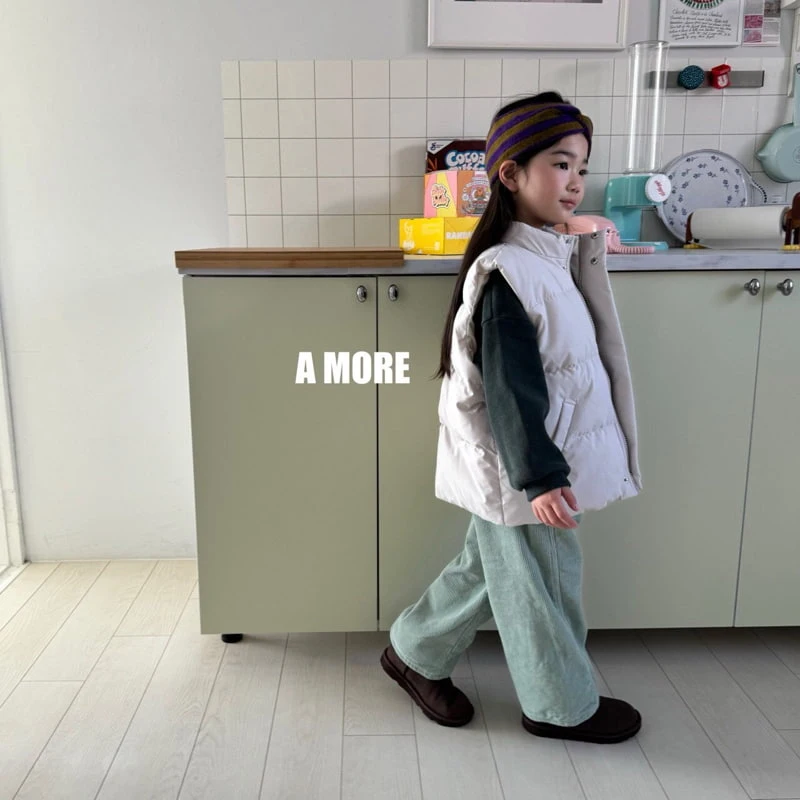 Amore - Korean Children Fashion - #magicofchildhood - More Wellon Padded Vest - 3