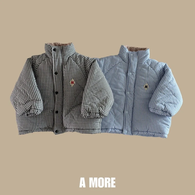 Amore - Korean Children Fashion - #prettylittlegirls - Chex Padded Jumper