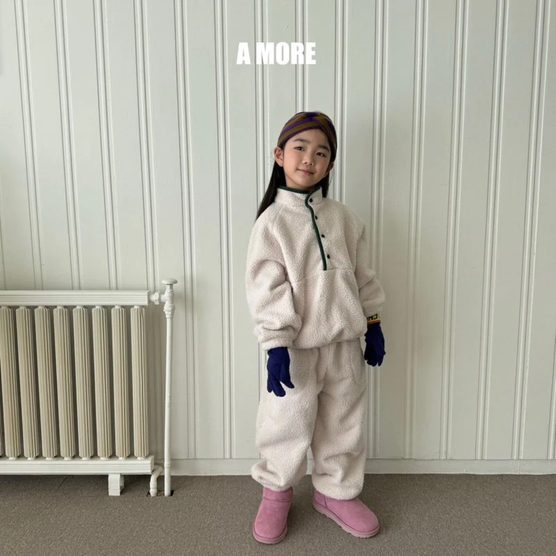 Amore - Korean Children Fashion - #toddlerclothing - Toy Fleece Anorak - 5