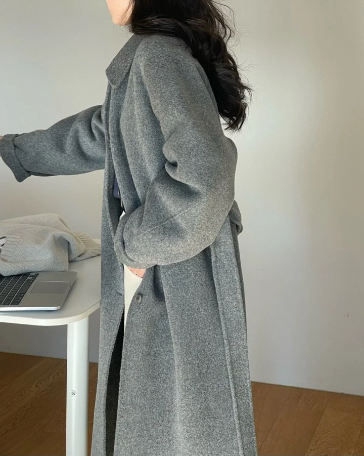 Amygrace - Korean Women Fashion - #momslook - Howell Half Ralgna Handmade Coat - 11