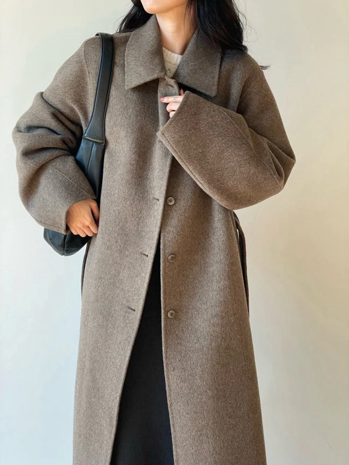 Amygrace - Korean Women Fashion - #momslook - Howell Half Ralgna Handmade Coat - 10