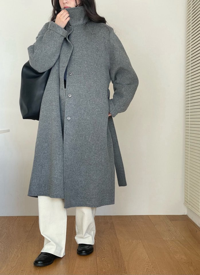 Amygrace - Korean Women Fashion - #momslook - Howell Half Ralgna Handmade Coat - 6