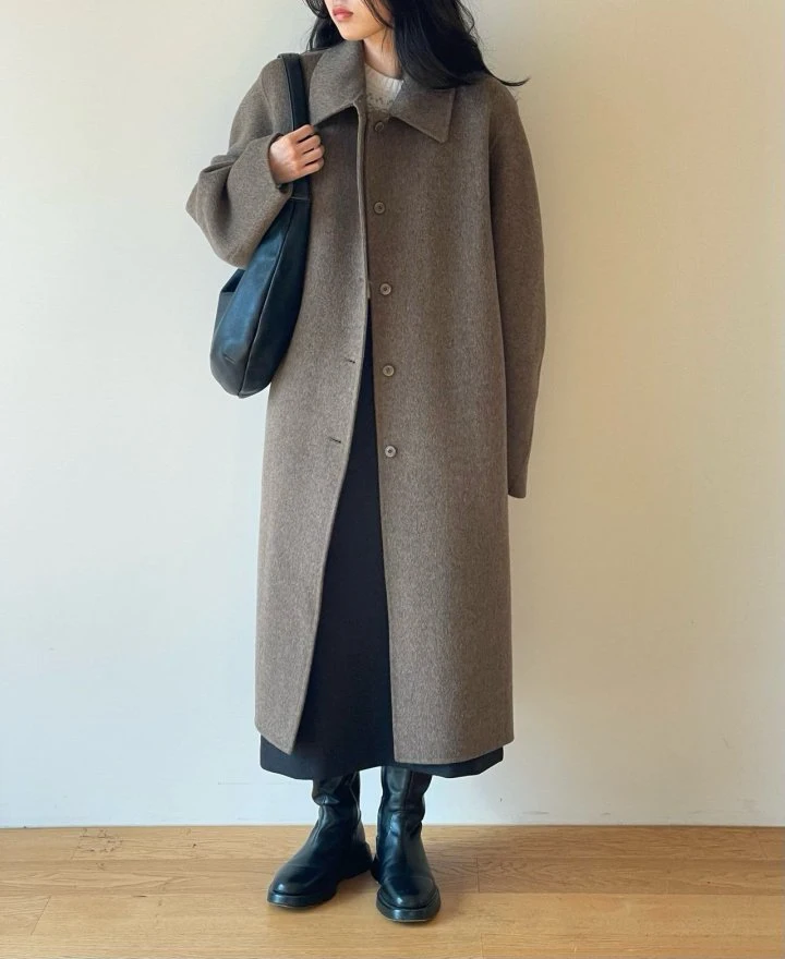 Amygrace - Korean Women Fashion - #shopsmall - Howell Half Ralgna Handmade Coat - 2