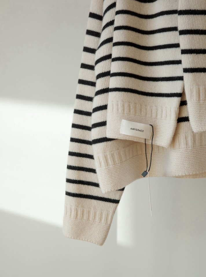 Amygrace - Korean Women Fashion - #womensfashion - Steven Stripe Muffler