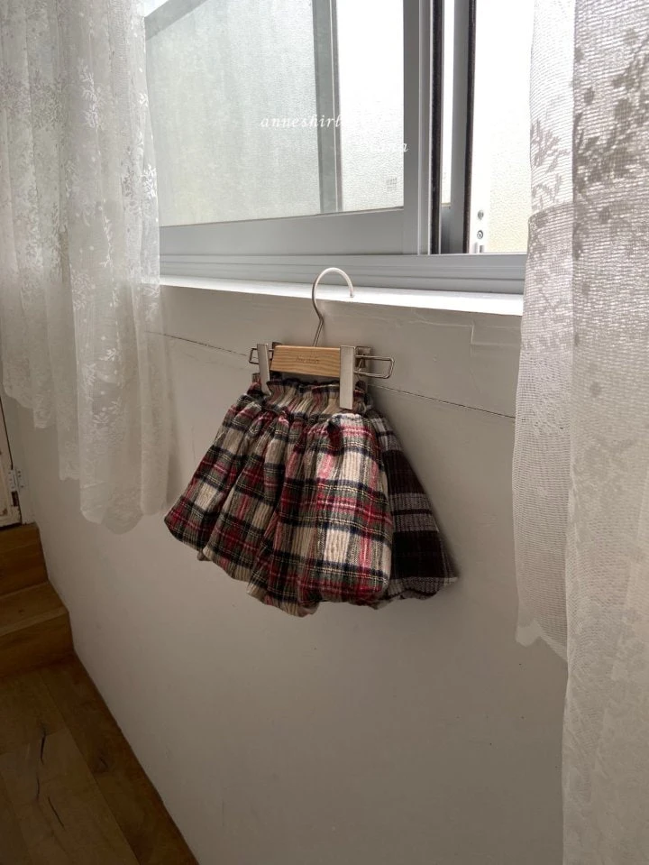 Anne Shirley - Korean Baby Fashion - #babyclothing - Pumpkin Check Skirt - 2