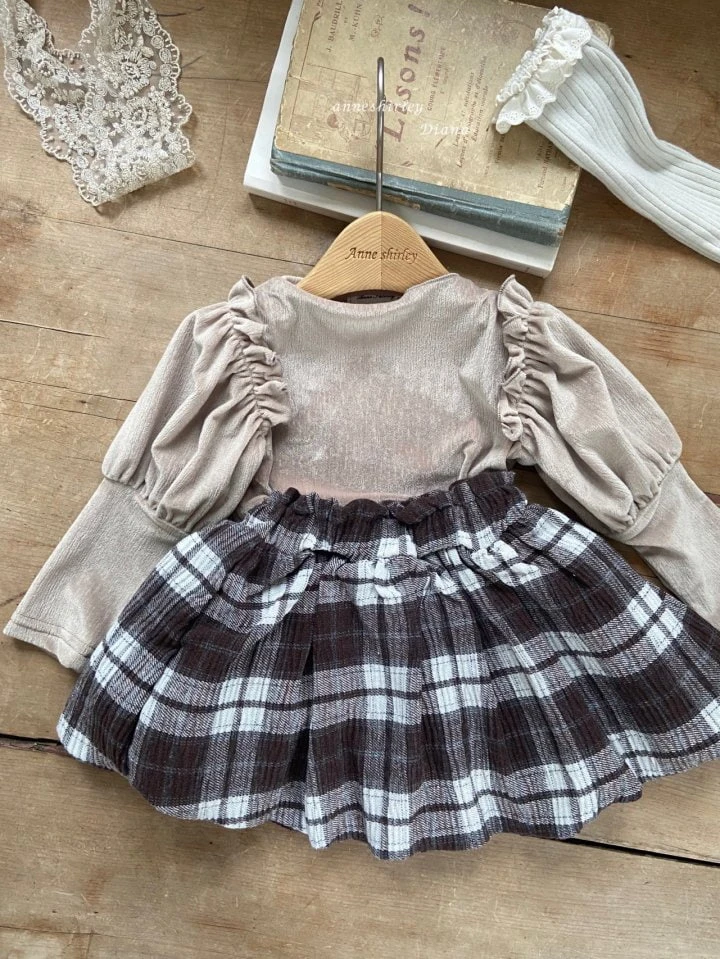 Anne Shirley - Korean Baby Fashion - #babywear - Pumpkin Check Skirt - 11