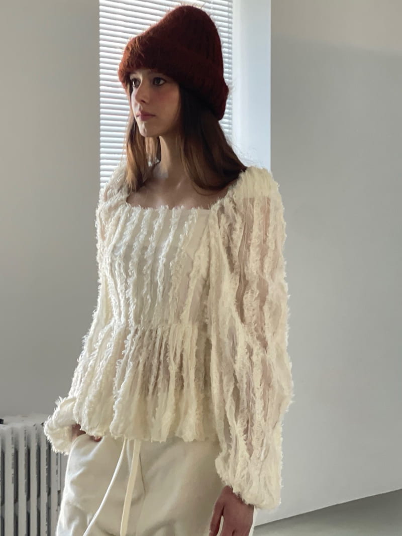 Another Avenue - Korean Women Fashion - #momslook - Feather Blouse - 12