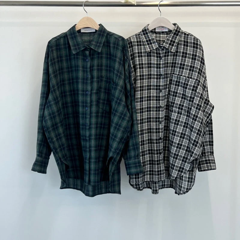 Another Avenue - Korean Women Fashion - #pursuepretty - Rich Check Shirt