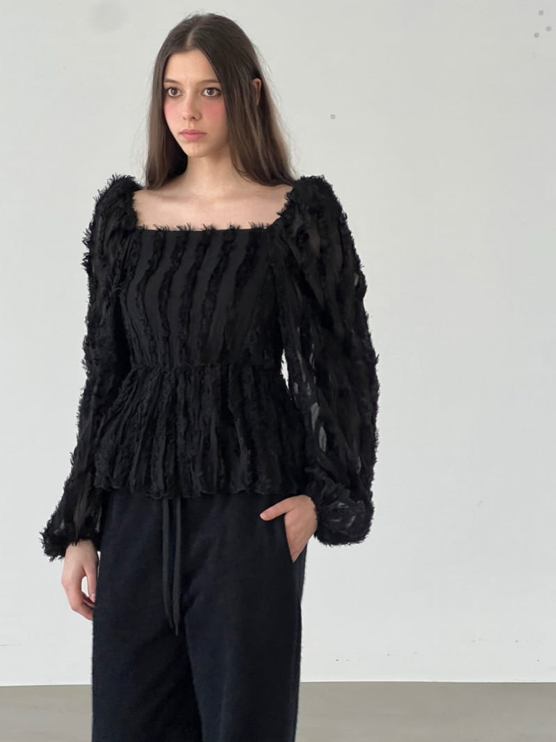 Another Avenue - Korean Women Fashion - #restrostyle - Feather Blouse - 7