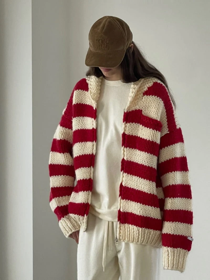 Another Avenue - Korean Women Fashion - #womensfashion - Coychan Handmade Stripe Cardigan - 7