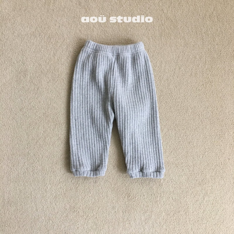 Aou Studio - Korean Baby Fashion - #babyboutique - Slim Jogger Pants - 4