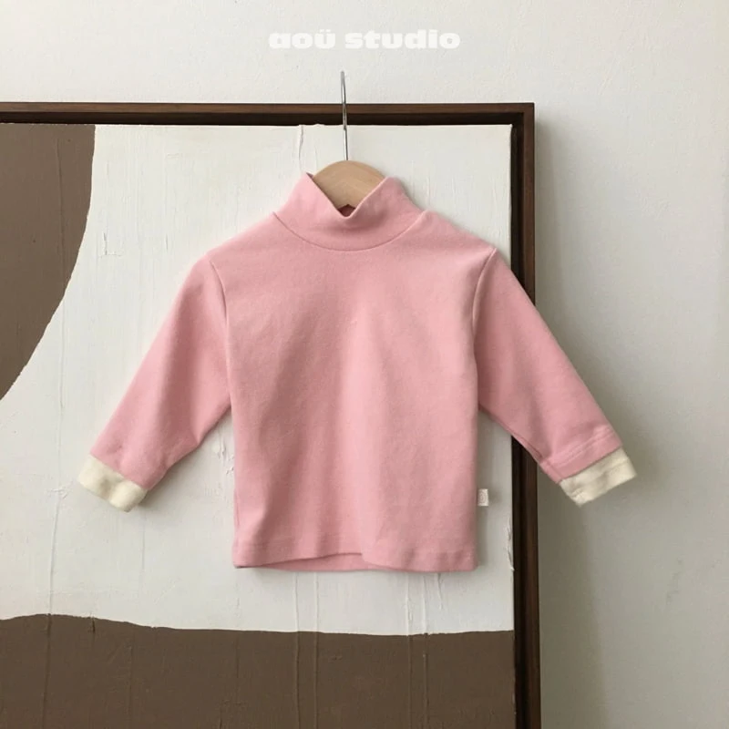 Aou Studio - Korean Baby Fashion - #babyclothing - Candy Turtleneck Tee - 2