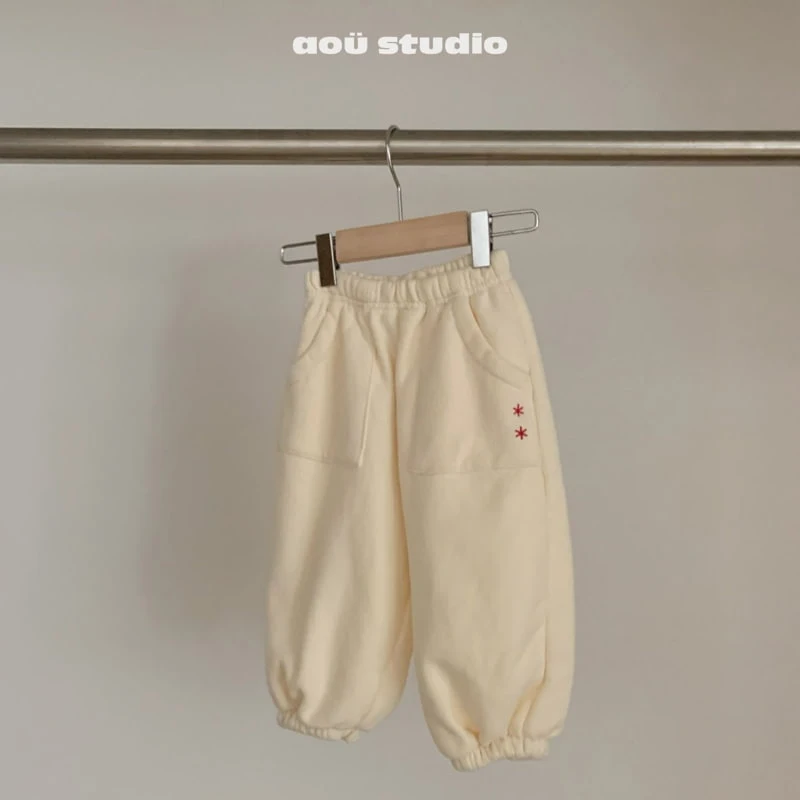 Aou Studio - Korean Baby Fashion - #babyfashion - Easy Jogger Pants - 5