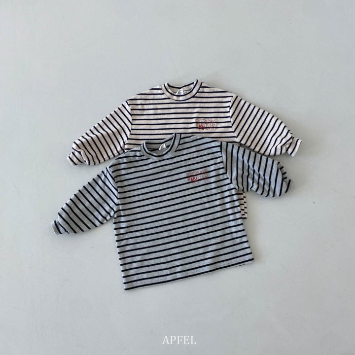 Apfel - Korean Children Fashion - #childofig - Day Stripe Tee - 11